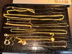 Grote verzameling oude gouden sieraden in mooie staat.Keuren, Verzenden, Goud