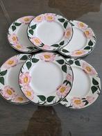 Villeroy en Boch Wild Rose gebak borden 6x 16cm, Ophalen of Verzenden, Zo goed als nieuw, Bord