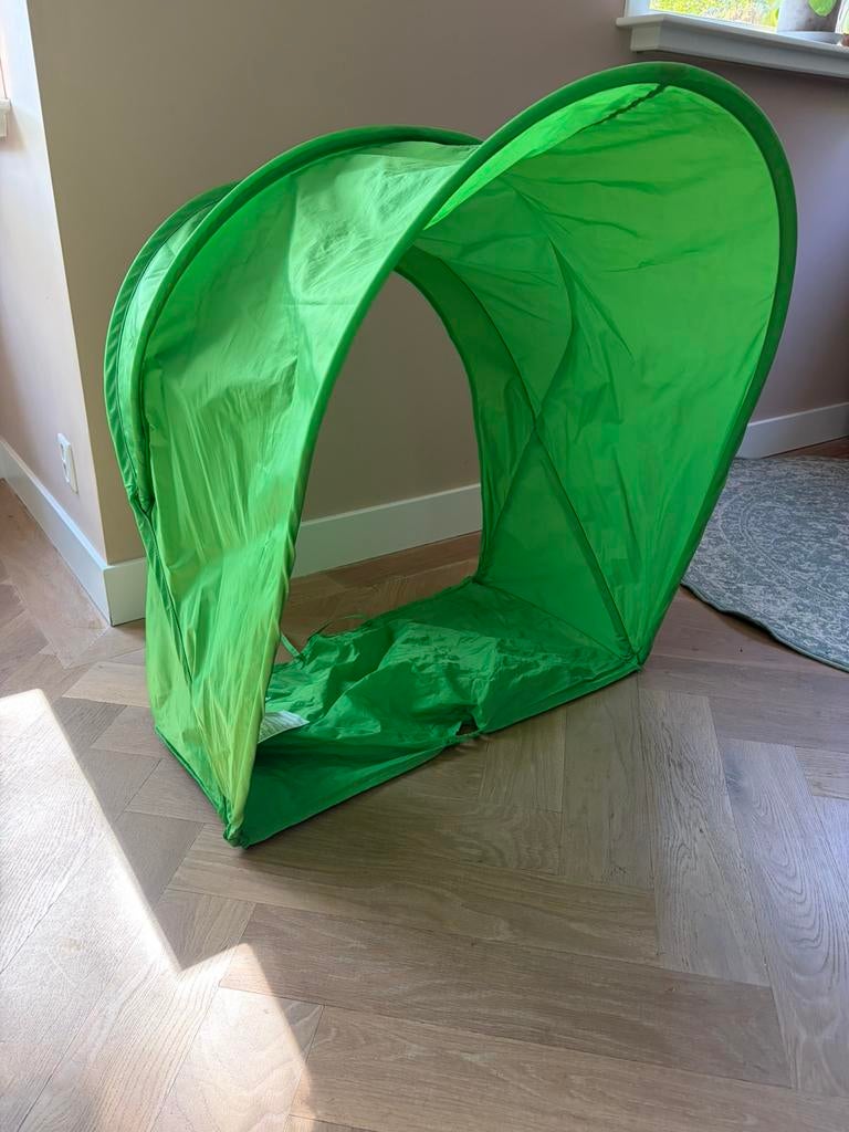 Ikea bedtent, Ophalen, Gebruikt