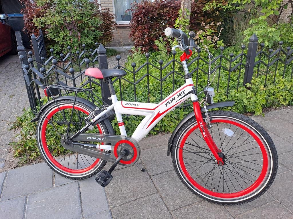 Popal jongensfiets 22 inch, Ophalen, Gebruikt, Terugtraprem, 20 inch of meer