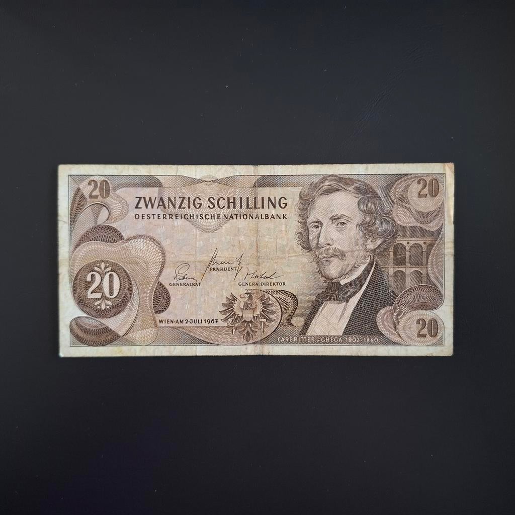 20 shilling Oostenrijk #062, Postzegels en Munten, Bankbiljetten | Europa | Niet-Eurobiljetten, Verzenden, Oostenrijk, Los biljet