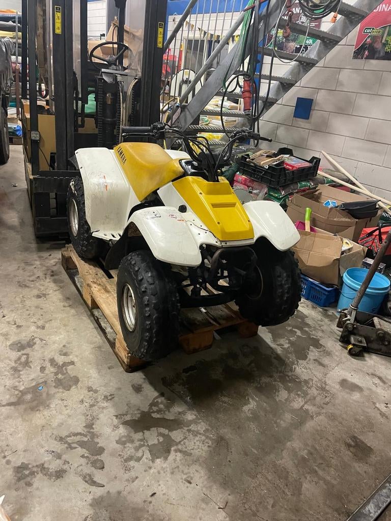Yamaha quad 100cc, Ophalen