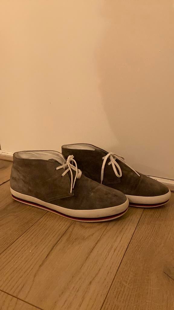 Prada lage heren veterschoen - maat 9 (42,5/43), Overige kleuren, Ophalen of Verzenden, Sneakers of Gympen, Gedragen