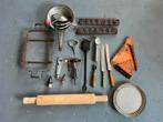 Verzameling oude antieke keuken gerei brocante vintage, Ophalen of Verzenden