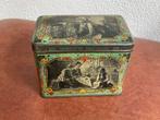 Antiek blik met fraaie afbeeldingen, Ophalen of Verzenden, Gebruikt, Overige