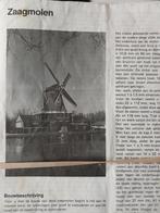 Tekeningen koop, originele tekeningen voor modelbouwmolens, Ophalen of Verzenden, Voor 1940