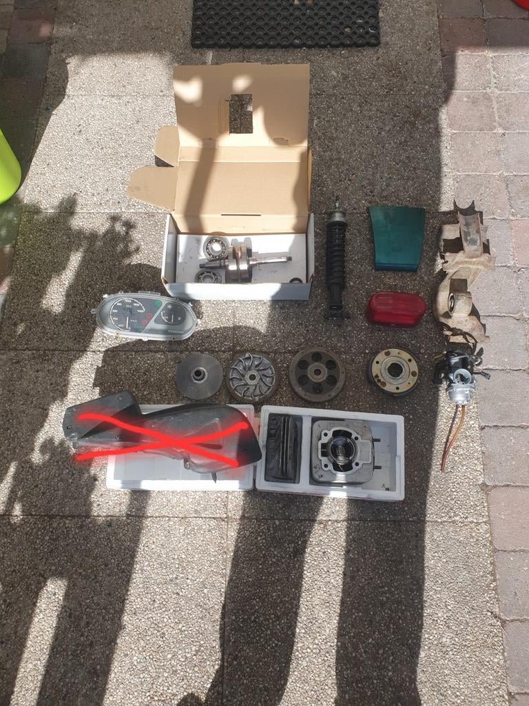 Onderdelen Piaggio Skipper 125cc - Gebruikt, Ophalen of Verzenden, Gebruikt, Blok, Piaggio
