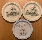 3 kinderbordjes, incl 2x Jip & Janneke, Ophalen of Verzenden