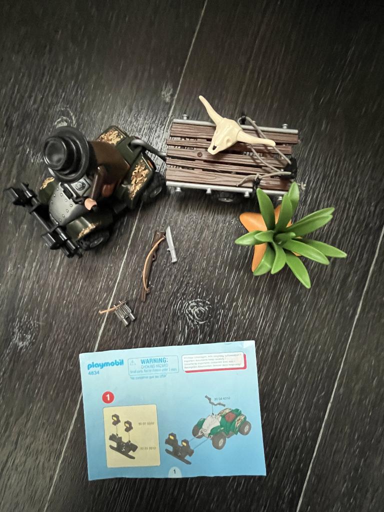Safari Quad, 4834, Playmobil., Ophalen of Verzenden, Zo goed als nieuw, Complete set