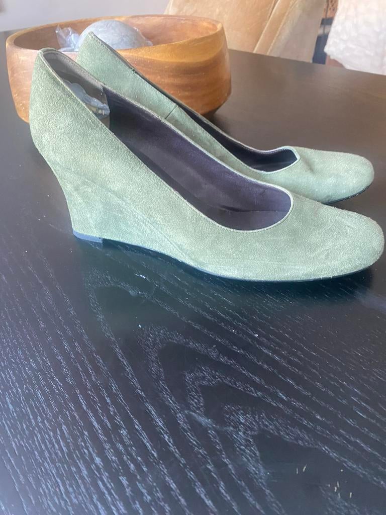 Fred de la bretoniere sleehak mt 39 dames schoenen maat, Ophalen of Verzenden, Zo goed als nieuw, Groen