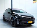 Tesla Model X 100D 7p.|Trekhaak|22 INCH, Auto's, Gebruikt, Lichtsensor, 7 stoelen, Zwart