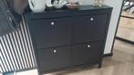 Stijlvolle schoenenkast Madeira zwart, Huis en Inrichting, Ophalen, Gebruikt, Modern