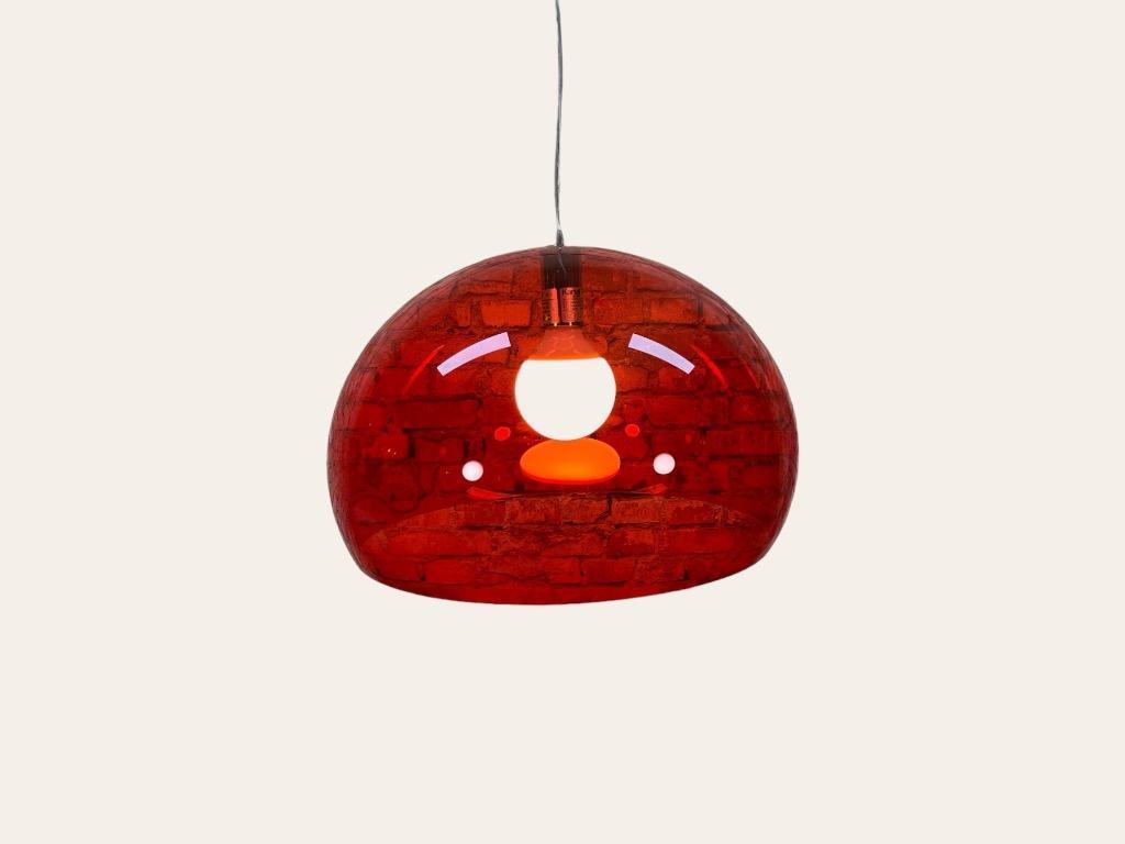 Kartell FL/Y Transparent rood bij TheReSales, Ophalen of Verzenden