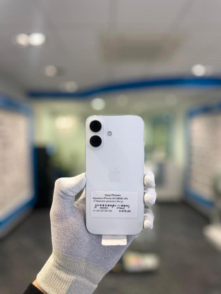 Openbox iPhone 16 128GB, Telecommunicatie, Overige Telecommunicatie, Nieuw, Ophalen of Verzenden