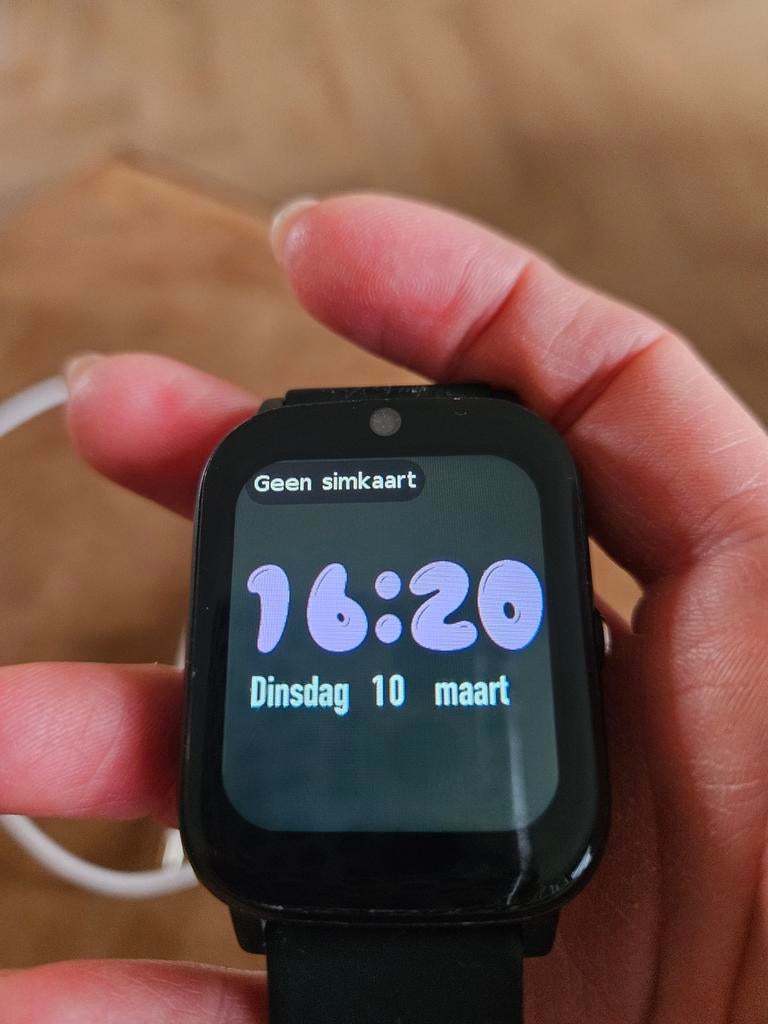 One2track connect next horloge gps zwart, Zwart, Ophalen of Verzenden, Zo goed als nieuw, GPS