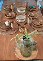 Terracotta Servies - 4 Delig, 4 personen, Ophalen of Verzenden, Zo goed als nieuw, Effen, Aardewerk