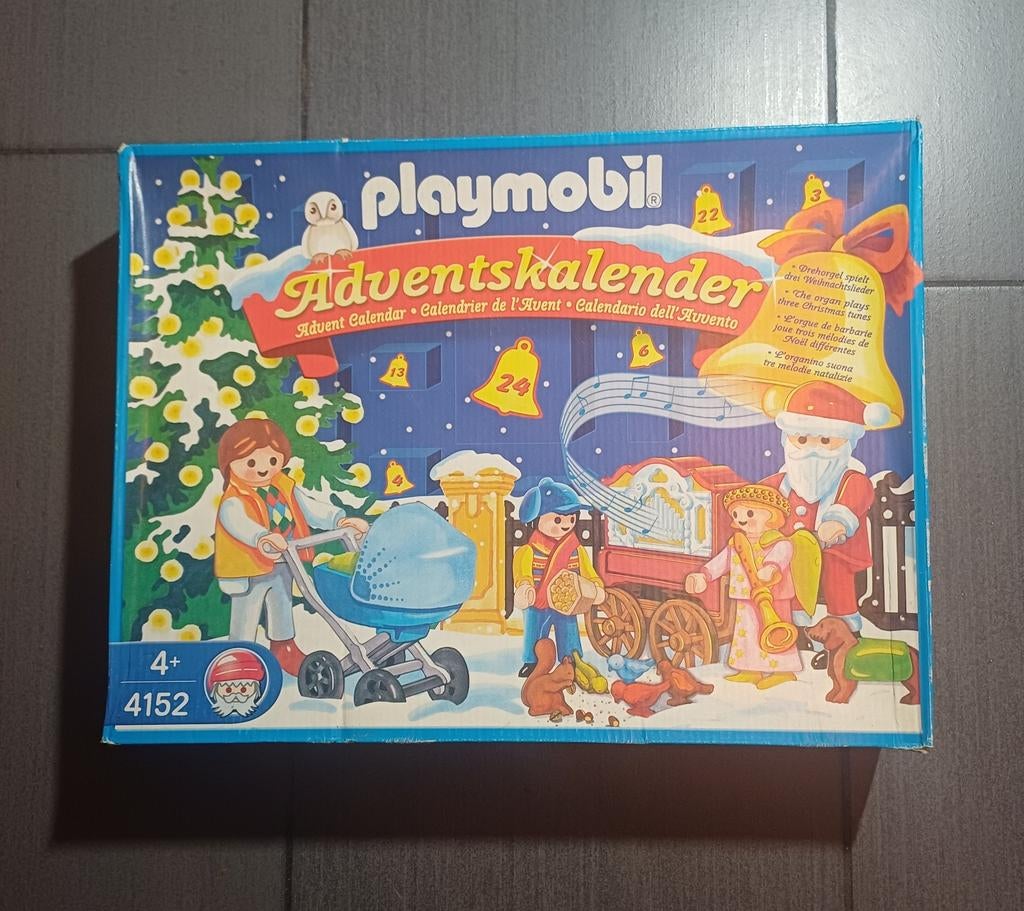 Playmobil Adventskalender 4152, Ophalen of Verzenden, Zo goed als nieuw, Complete set