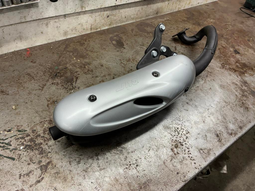 Sito Plus uitlaat voor Yamaha Aerox, Fietsen en Brommers, Brommeronderdelen | Scooters, Ophalen of Verzenden, Gebruikt, Uitlaat