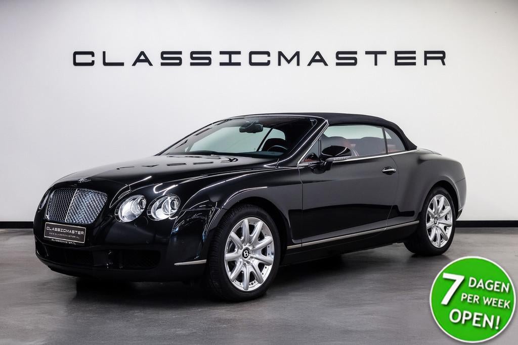 Bentley Continental GTC 6.0 W12 Btw auto, Fiscale waarde €, Auto's, Automaat, Gebruikt, 4 stoelen, Zwart