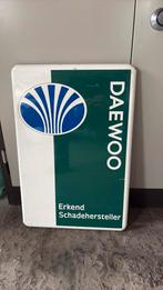 Mooi Daewoo bord ijzer, Verzamelen, Ophalen of Verzenden, Zo goed als nieuw, Reclamebord