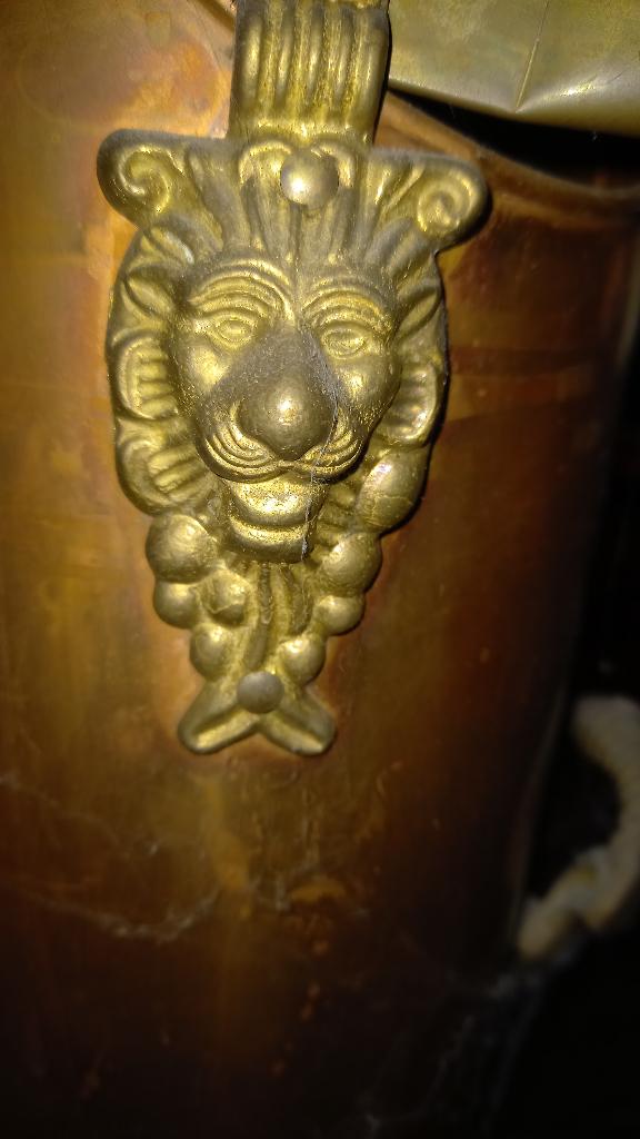 koperen sierkan, Ophalen, Gebruikt