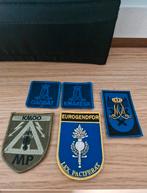 Set 5 KMar patches, Ophalen of Verzenden, Landmacht, Nederland, Embleem of Badge
