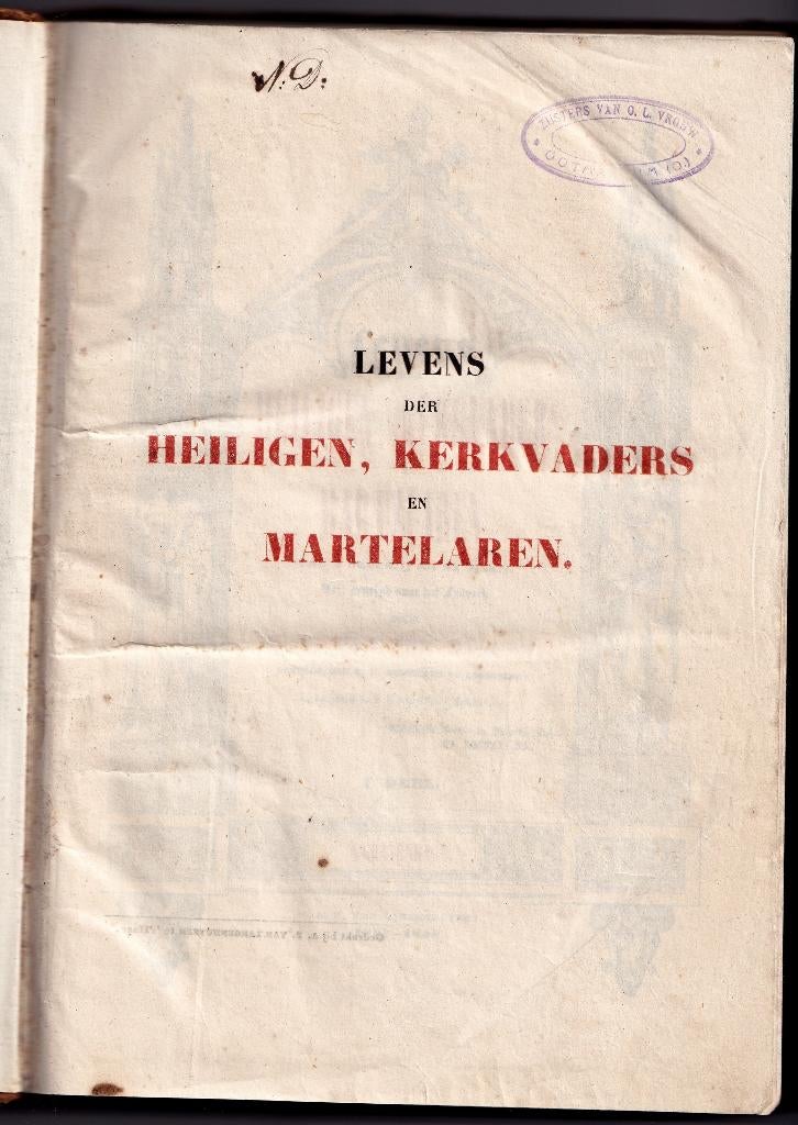 4 oude boeken met heiligen, kerkvaders en martelaren 476, Verzamelen, Ophalen of Verzenden, Gebruikt, Boek, Christendom | Katholiek