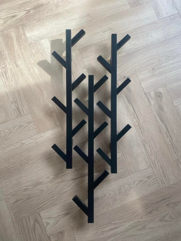Ikea kapstokken zwart, Huis en Inrichting, Woonaccessoires | Kapstokken, Gebruikt, Minder dan 100 cm, Metaal, Ophalen