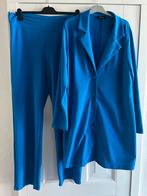 Colletta pak: broek en blazer, Kleding | Dames, Kostuum of Pak, Blauw, Maat 42/44 (L), Ophalen of Verzenden