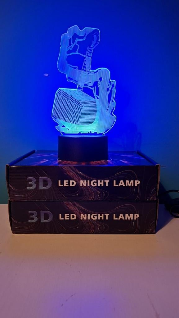 Hamer van Thor 3d lamp, Ophalen of Verzenden