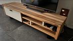 Eikenhouten TV-meubel, Ophalen, Gebruikt, 150 tot 200 cm, Eikenhout