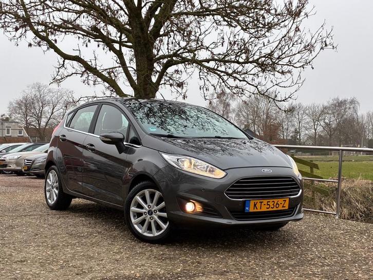 Ford Fiesta 1.0 EcoBoost Titanium | Cruise + Clima nu € 6., Auto's, Ford, Bedrijf, Te koop, Fiësta, ABS, Airbags, Airconditioning