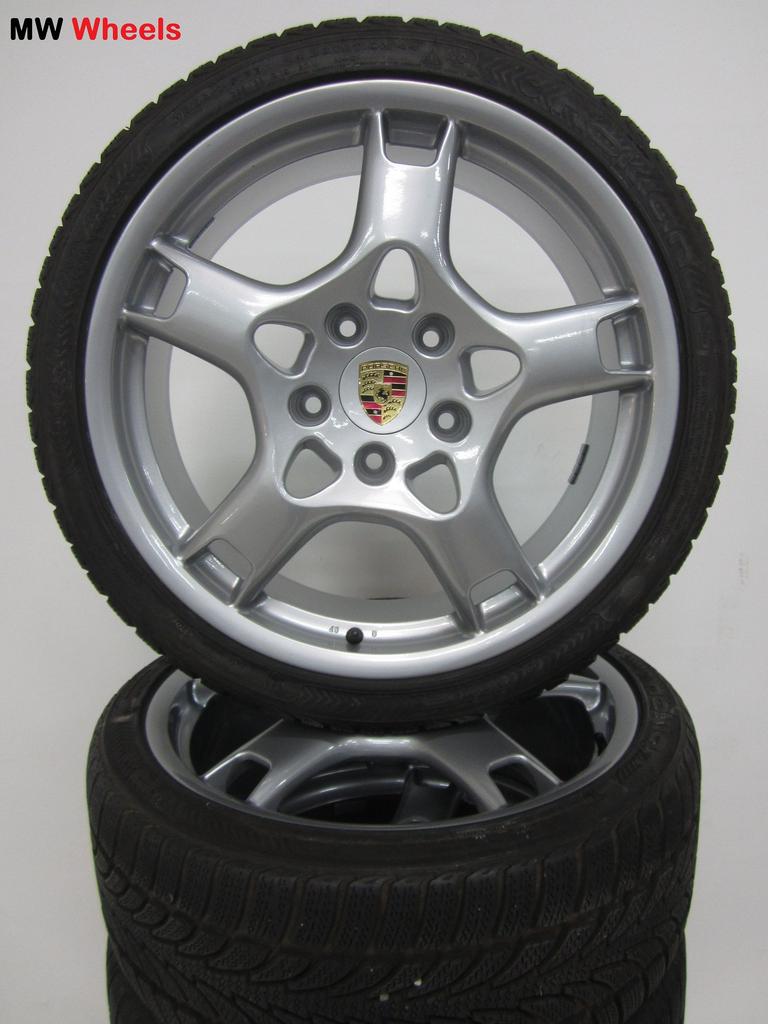 Porsche 19 inch Origineel velgen 911 997 4 - 4S winterbanden, Auto-onderdelen, Banden en Velgen, Banden en Velgen, Winterbanden
