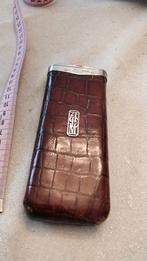 Krodil met zilver sigaren koker!, Ophalen of Verzenden