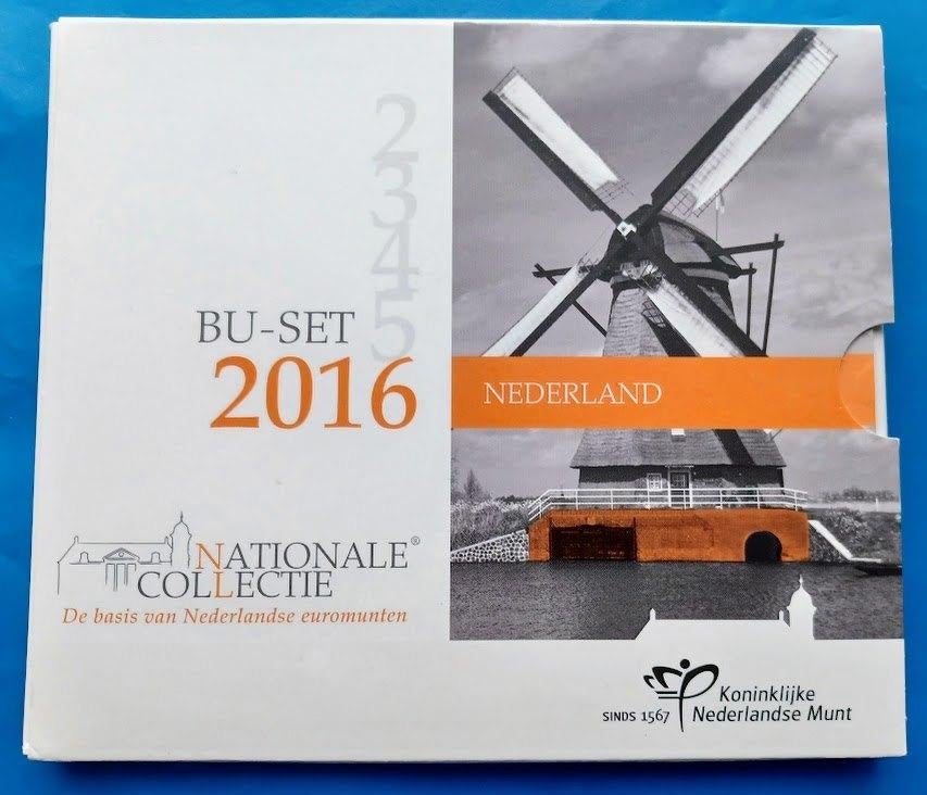 BU-Set Nederland 2016 - Wetenschappelijk Erfgoed, Postzegels en Munten, Munten | Nederland, Verzenden, Koningin Beatrix, Euro's
