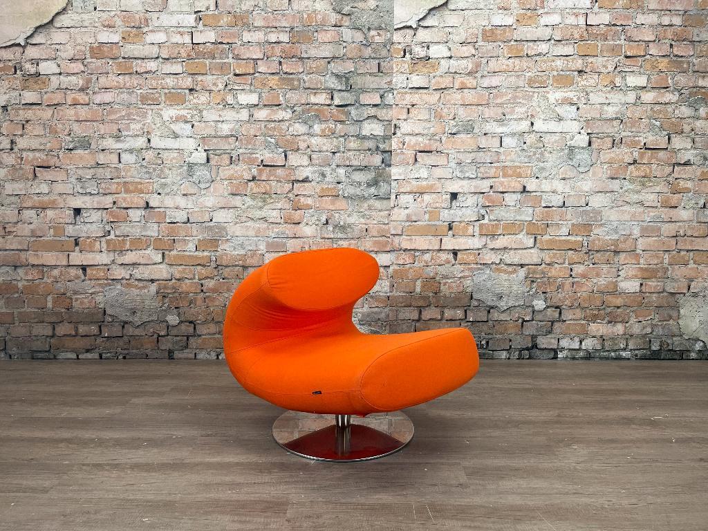 Softline Rio oranje bij TheReSales, Huis en Inrichting, Fauteuils, Ophalen, Design, 75 tot 100 cm, Zo goed als nieuw
