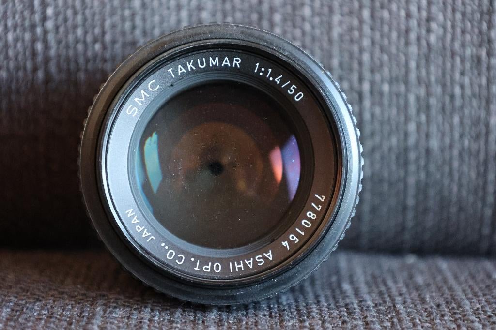 SMC Takumar 50mm f1.4, Ophalen of Verzenden, Gebruikt, Standaardlens