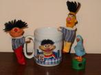 setje vintage Sesamstraat verzamel items 80’s Muppets Henson, Verzenden, Gebruikt, Tv