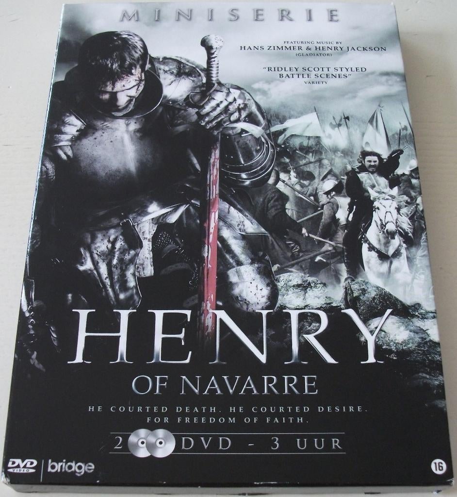 Mini-Serie *** HENRY OF NAVARRE *** 2-Disc Boxset, Vanaf 16 jaar, Ophalen of Verzenden, Zo goed als nieuw, Boxset