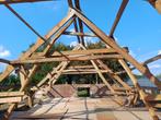 Oude boerderij spanten te koop - Authentiek bouwmateriaal, Gebruikt, Eiken, Ophalen of Verzenden, Balk