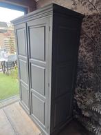 Stijlvolle computerkast / bureaukast - Grijs, Huis en Inrichting, Gebruikt, 70 tot 120 cm, Ophalen of Verzenden, 170 cm of meer