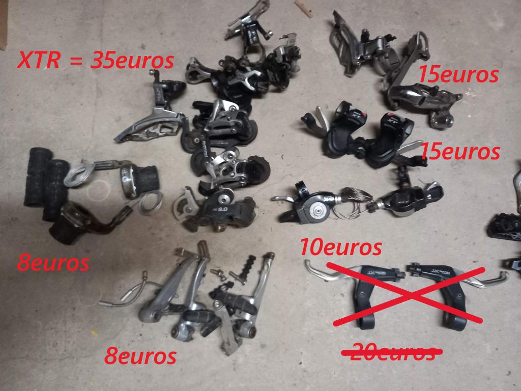 MTB - onderdelen :   HOPE  -  XTR  - XT  - RockShox - Fox .., Ophalen of Verzenden, Gebruikt, Voorvork