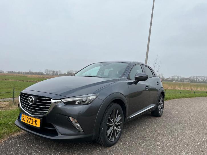 Mazda CX-3 2.0 Skyactiv-g 120 pk automaat 2017 leer trekhaak, Auto's, Mazda, Particulier, CX-3, ABS, Achteruitrijcamera, Airbags