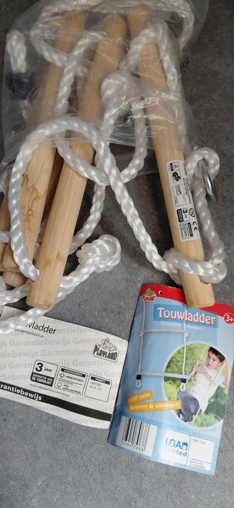 Nieuwe touwladder voor kinderen - Playland, Kinderen en Baby's, Speelgoed | Buiten | Speeltoestellen, Nieuw, Overige typen, Ophalen of Verzenden