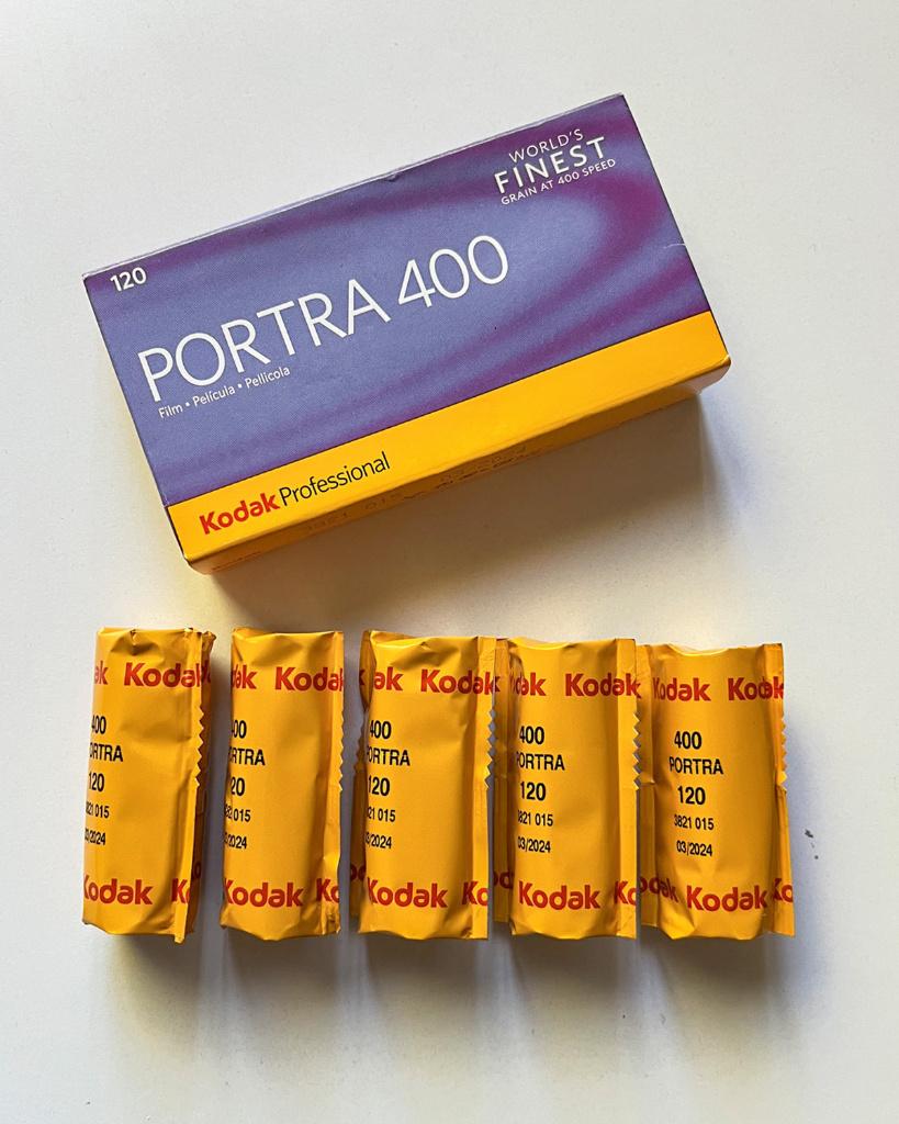 7 stuks kodak portra 120 400 expired 2024-02/03 rolfilm, Ophalen of Verzenden, Accessoire
