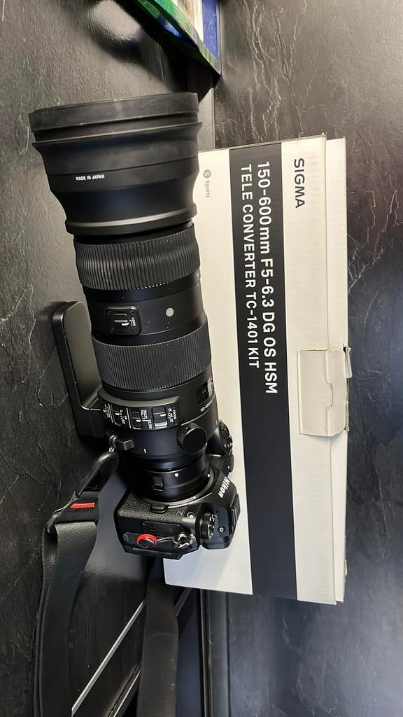 Zgan Sigma 150-600mm sports, Ophalen of Verzenden, Zo goed als nieuw