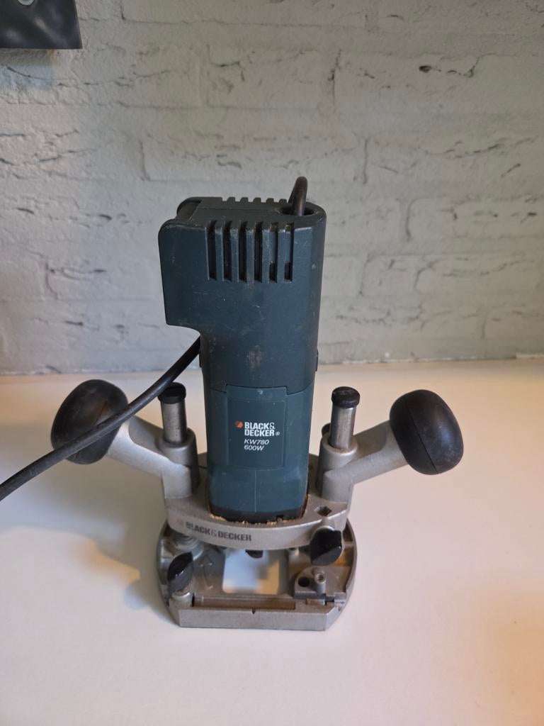 Bovenfrees black & decker KW 780, Gebruikt, Overige soorten, Black en Decker, Black & Decker