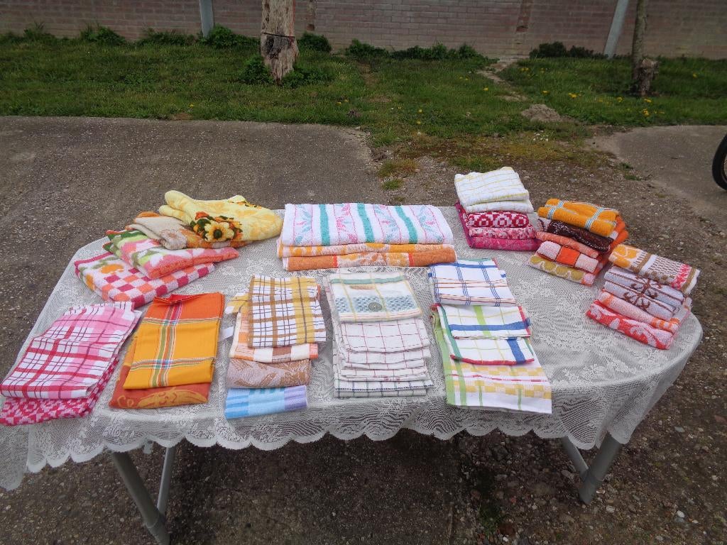 vintage textiel e.d., Huis en Inrichting, Keuken | Textiel, Ophalen of Verzenden, Gebruikt, Overige kleuren, Overige typen