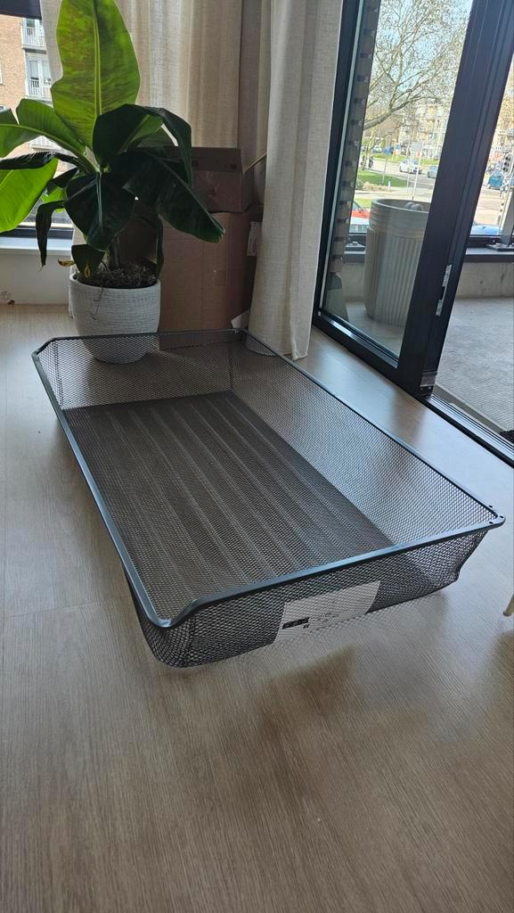 IKEA Komplement fijndraadmand donkergrijs 100x58 cm, Huis en Inrichting, Kasten | Overige, Nieuw, Ophalen