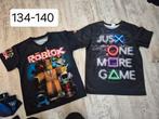 Tshirts mt 134-140 (roblox), Ophalen of Verzenden, Zo goed als nieuw, Jongen, Shirt of Longsleeve